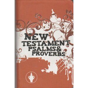 Pocket Sized Gideons International New Testament Psalms Proverbs Orange Cover